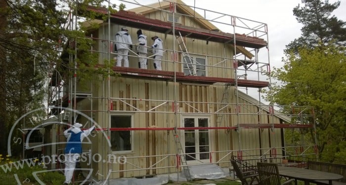 Et bra malerfirma for å male ditt hus utvending høgdemaling male hus utvendig - maling av husvegger oslo